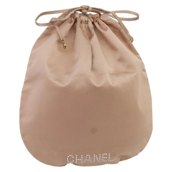 CHANEL Hand Bag Nylon Pink CC Auth 94283 - Picture 1 of 14